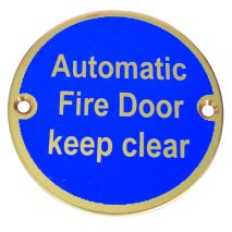 Automatic Fire Door Keep Clear
