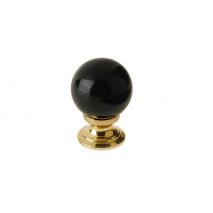 Black - Polished Brass