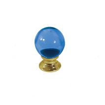 Blue - Polished Brass