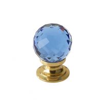 Blue - Polished Brass