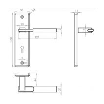 Dimensions - Euro Lockset