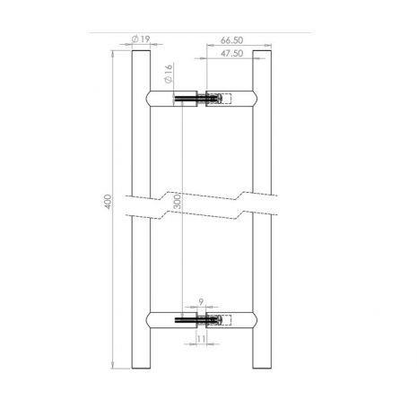 400mm x 19mm