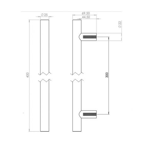 400mm x 25mm