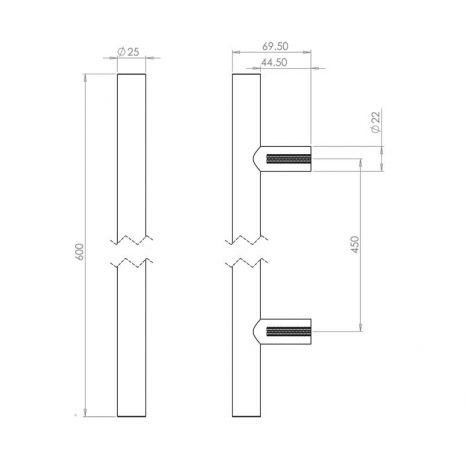 600mm x 25mm