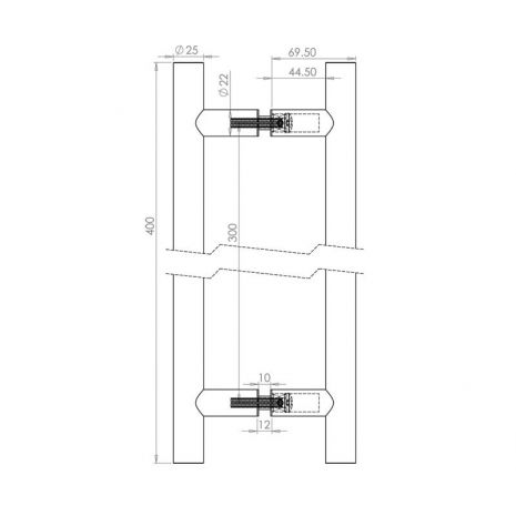 400mm x 25mm