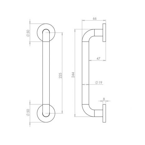 225mm x 19mm