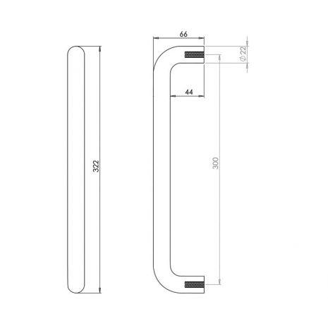 300mm x 22mm