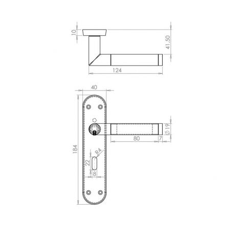 Dimensions - Lockset