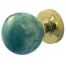 Jade Green - Polished Brass