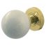 White - Polished Brass